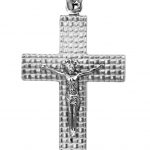 Λευκόχρυσος σταυρός με εσταυρωμένο Κ14