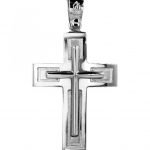 Λευκόχρυσος σταυρός Κ14