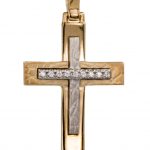 Χρυσός σταυρός Κ14 γυναικείος