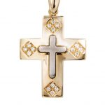 Χρυσός σταυρός  Val'Oro Κ14 γυναικείος