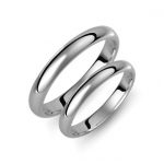 Βέρες Γάμου Λευκόχρυσες Classic ΣΤΕΡΓΙΑΔΗΣ