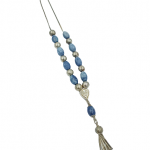 Κομπολόι ασήμι 925° με λάπις λαζούλι