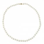 Κολιέ με μαργαριτάρια -χρυσό Κ14