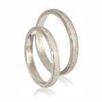 ΒΕΡΕΣ ΓΑΜΟΥ  WHITE GOLD Κ14 / K18 ΣΤΕΡΓΙΑΔΗΣ 3mm