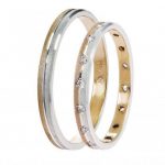 ΒΕΡΕΣ ΓΑΜΟΥ ΔΙΧΡΩΜΕΣ ΡΟΖ ΧΡΥΣΟΣ ΣΤΕΡΓΙΑΔΗΣ SAT01 Κ9 Κ14 Ή Κ18 2.50 ΧΙΛ