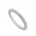 Δαχτυλίδι ολόβερο ασημένιο 925°