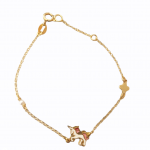 Παιδικό βραχιόλι με unicorn-μονόκερο925° ασήμι