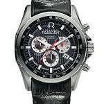 Ρολόι Roamer Rockshell Mark III με χρονογράφο και μαύρο λουράκι 220837-41-55-02