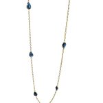 Kολιέ Atlantic drops από ασήμι 925°