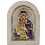 Prince Silvero Εικόνα Παναγία Η ΒΛΑΔΙΜΗΡ 20x26cm MA-E1110/WH/AXC