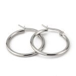 Σκουλαρίκια  classic hoops κρικάκια από ασήμι 925°