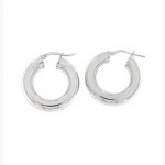 Σκουλαρίκια Miski mini Λευκόχρυσα Κ14