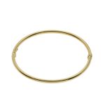 Βραχιόλι Brandie χειροπέδα χρυσή από ασήμι 925°