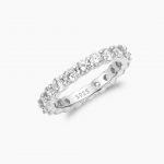 Δαχτυλίδι Sadra Ασημένιο 925° ολόβερο με λευκά  ζιργκόν