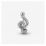 Charm clef στοιχείο  για βραχιόλι από ασήμι 925°
