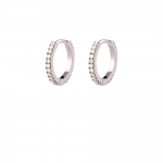 Σκουλαρίκια Lucy hoops από ασήμι 925°