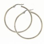 Σκουλαρίκια Miranda Λευκόχρυσα Κ14