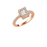 Δαχτυλίδι Olga σε ροζ χρυσό με ζιργκόν 925°