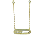 Κολιέ Harlow gold από ασήμι 925°