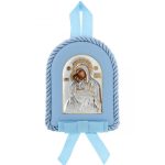 ΑΣΗΜΕΝΙΑ ΕΙΚΟΝΑ ΚΟΥΝΙΑΣ γαλάζιο με την Παναγία MA/D1121E-C