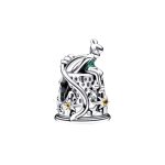 Charm "tinker bell" χρυσό στοιχείο για βραχιόλι από ασήμι 925°