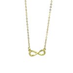 Κολιέ χρυσό με άπειρο σε 9 καράτια