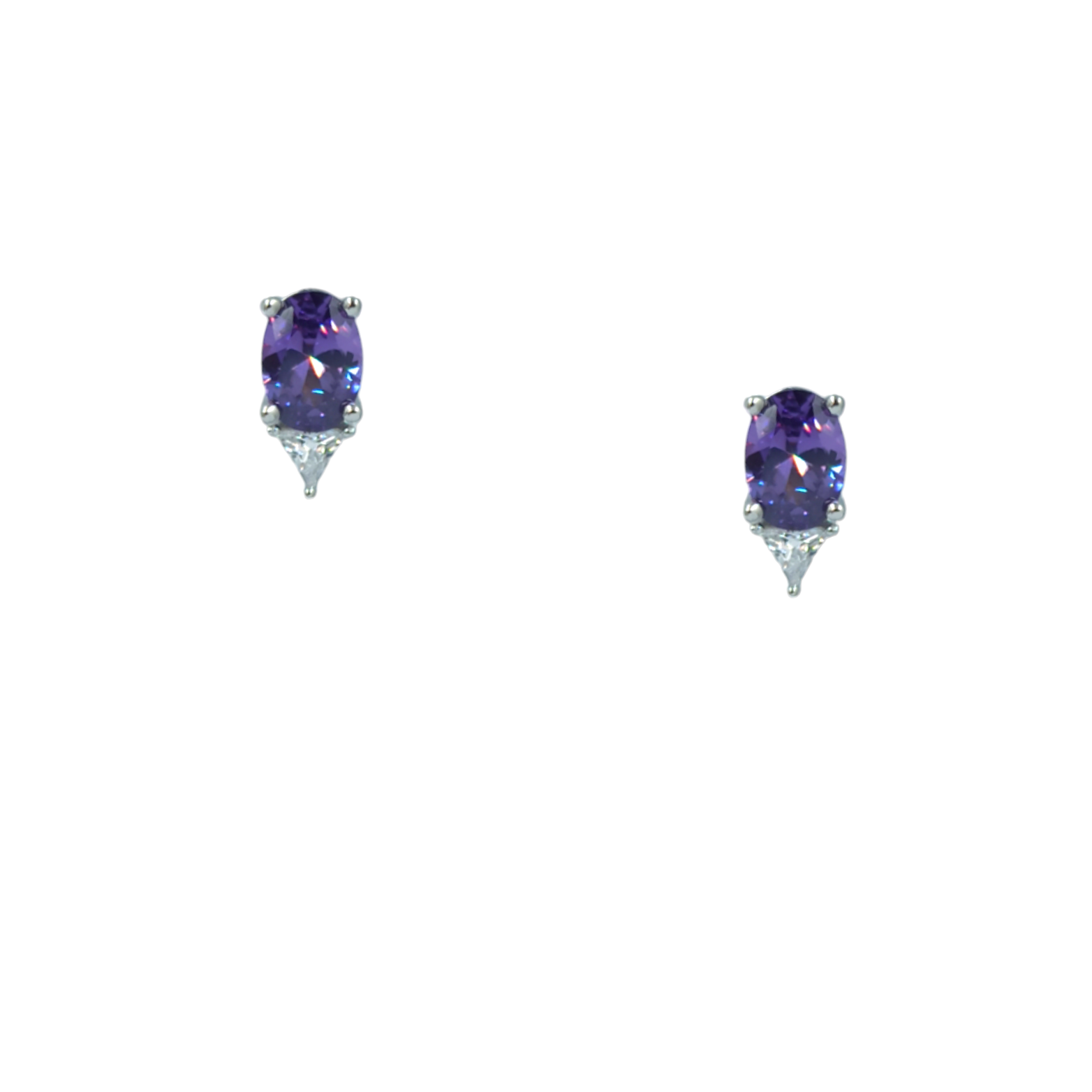 IMG_20231127_114010 Σκουλαρίκια amethyst από ασήμι 925° - Image 1