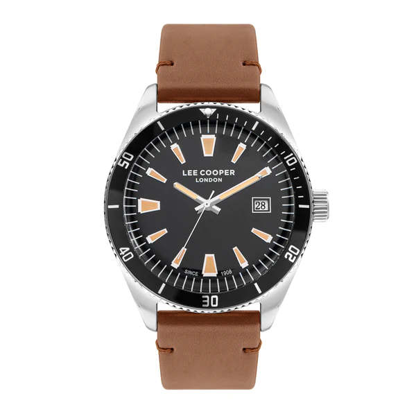 LC07611.352_grande LEE COOPER Brown Leather Strap LC07611.352 - Image 1