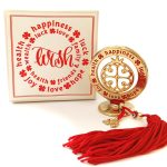 Γούρι τρισδιάστατος κύκλος με μάτι και ευχές