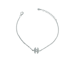 Βραχιόλι με σχέδιο cc από ασήμι 925°