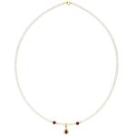Κολιέ Simi με μαργαριτάρια -χρυσό Κ14