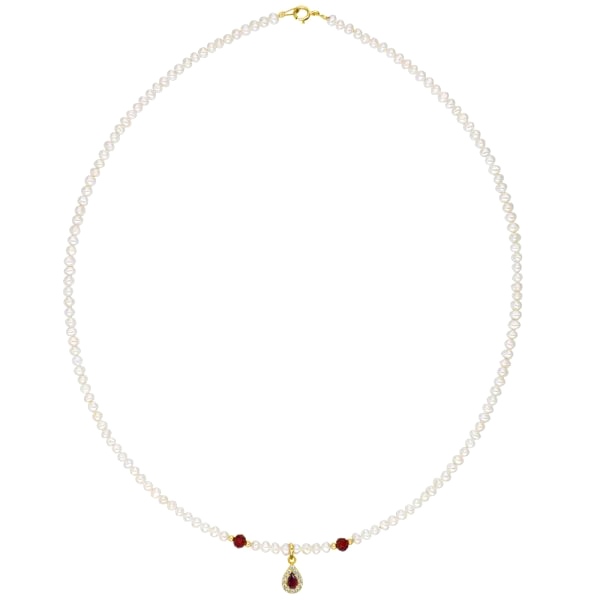 IMG_20240116_120007 Κολιέ Simi με μαργαριτάρια -χρυσό Κ14 - Image 1