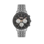 ΡΟΛΟΪ LEE COOPER LC06897.360 CHRONOGRAPH ΜΕ ΜΑΥΡΟ ΚΑΝΤΡΑΝ ΚΑΙ ΜΠΡΑΣΕΛΕ