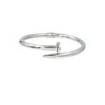 Βραχιόλι γυναικείο χειροπέδα καρφί bangle Pin από ασήμι 925°
