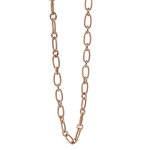 Ροζ Χρυσό κολιέ αλυσίδα σε ασήμι 925°