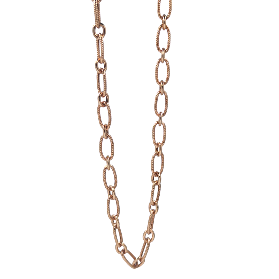 IMG_20240223_104733 Ροζ Χρυσό κολιέ αλυσίδα σε ασήμι 925° - Image 1