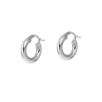Σκουλαρίκια Perceive silver hoops από ασήμι 925°