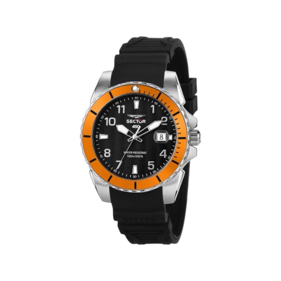 Photoroom_20240222_130545 Ρολόι SECTOR 450 Black Rubber Strap R3251276005 - Image 1