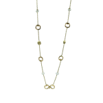 Κολιέ χρυσό Fall Romance με μαργαριτάρια σε Κ14