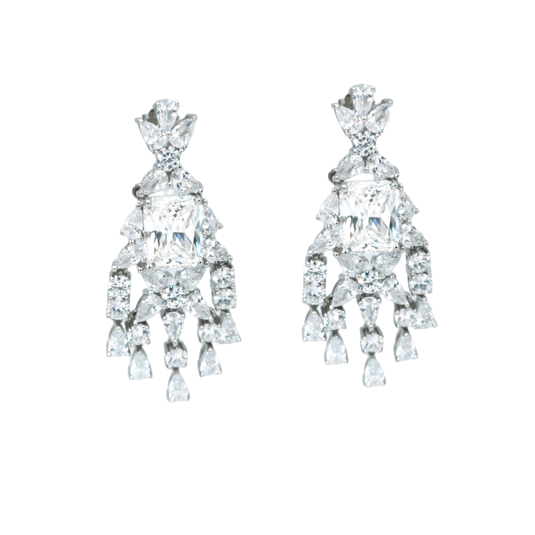 IMG_20240322_113601 Σκουλαρίκια κρεμαστά Chandelier από ασήμι 925° - Image 1