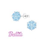 Σκουλαρίκια παιδικά frozen από επιπλατινωμένο Ασήμι 925°