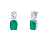 Σκουλαρίκια κρεμαστά Dimitra από ασήμι 925°