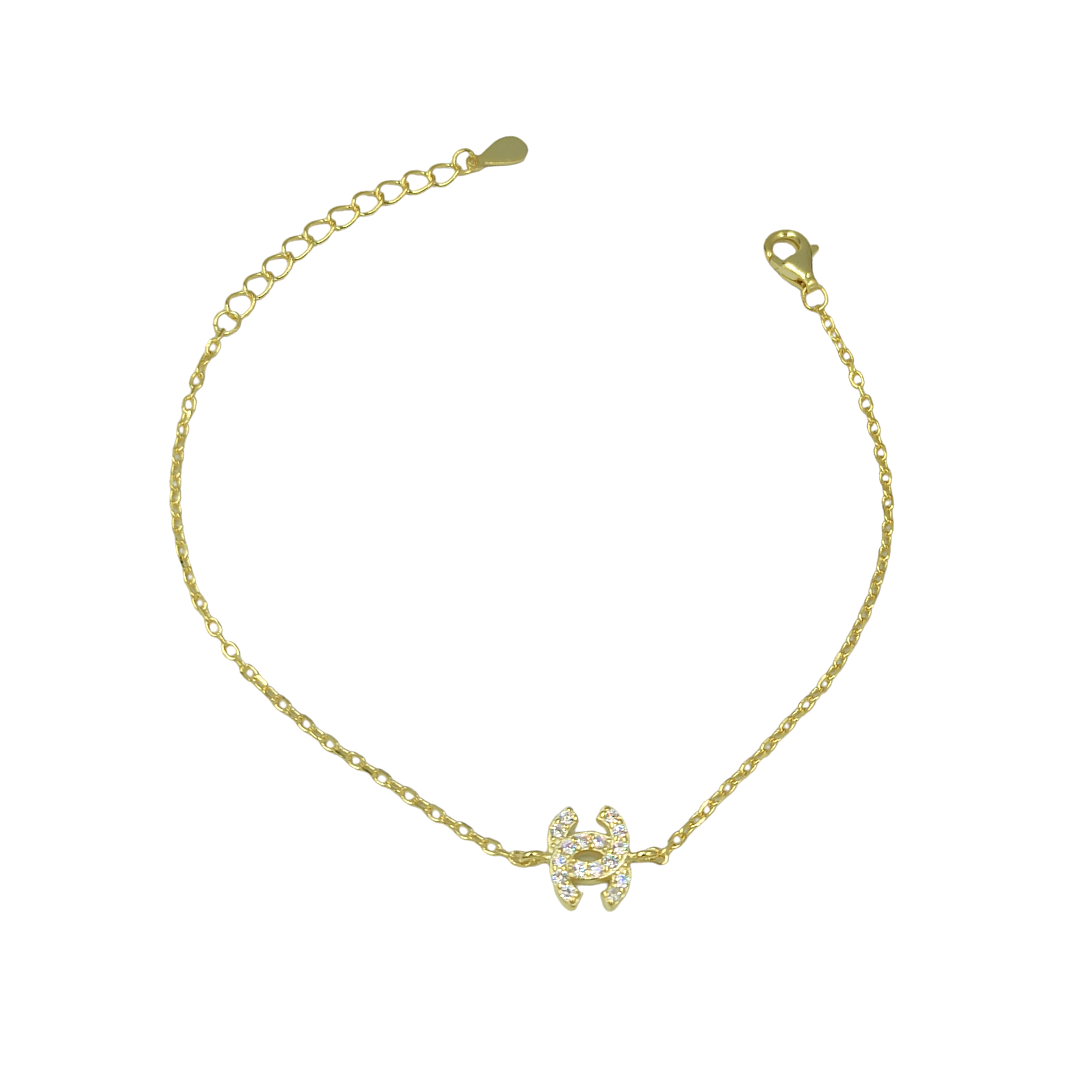 IMG_20240411_124631 Βραχιόλι με σχέδιο gold με σχέδιο από ασήμι 925° - Image 1