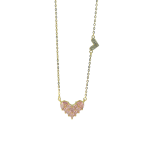 Κολιέ beloved gold καρδία από ασήμι 925°