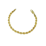 Βραχιόλι χρυσό Aramina από ασήμι 925°