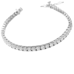 Βραχιόλι tennis bracelet 3mm από ασήμι 925°