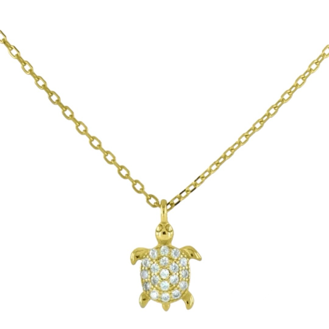 Photoroom_20240606_104739 Κολιέ gold Stacy από ασήμι 925° - Image 1