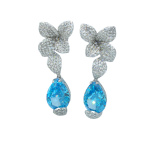 Σκουλαρίκια εντυπωσιακά cinderella ασήμι 925°