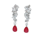 Σκουλαρίκια εντυπωσιακά Mystique ασήμι 925°