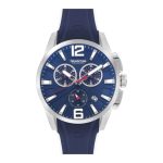 QUANTUM Powertech Chronograph Blue Silicone Strap PWG1076.399